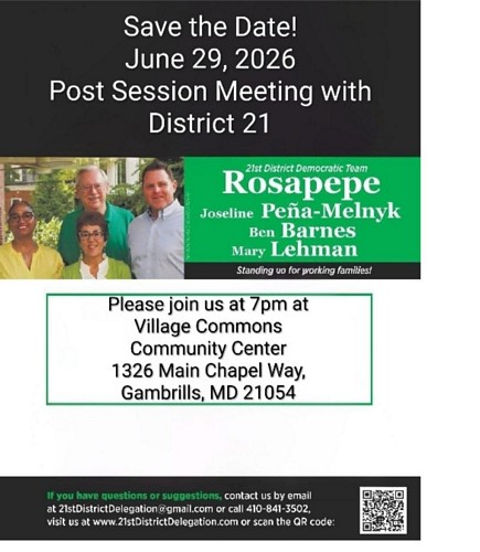 June 29 District 21 Post session Update