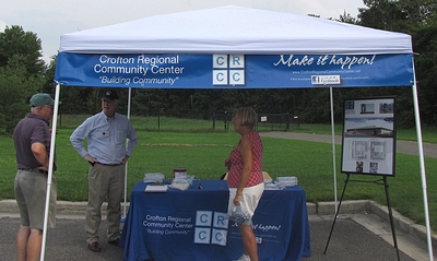 Crofton Regional Commuity Center tent