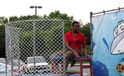 The brave person that got dunked