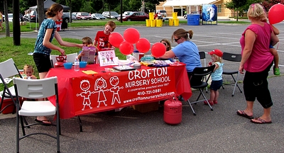 Crofton Nursery School provided the face painting.