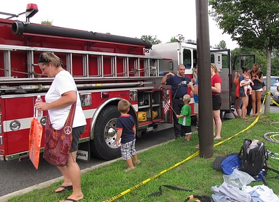 Fire department truck