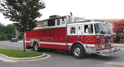 Fire department truck