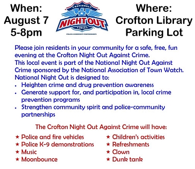 Night Out Against Crime Flyer